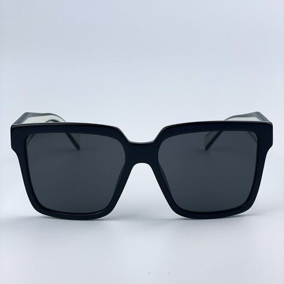 NEW Prada PR24ZS 1AB5S0 Black Dark Grey Square Oversized Women Sunglasses main image 9